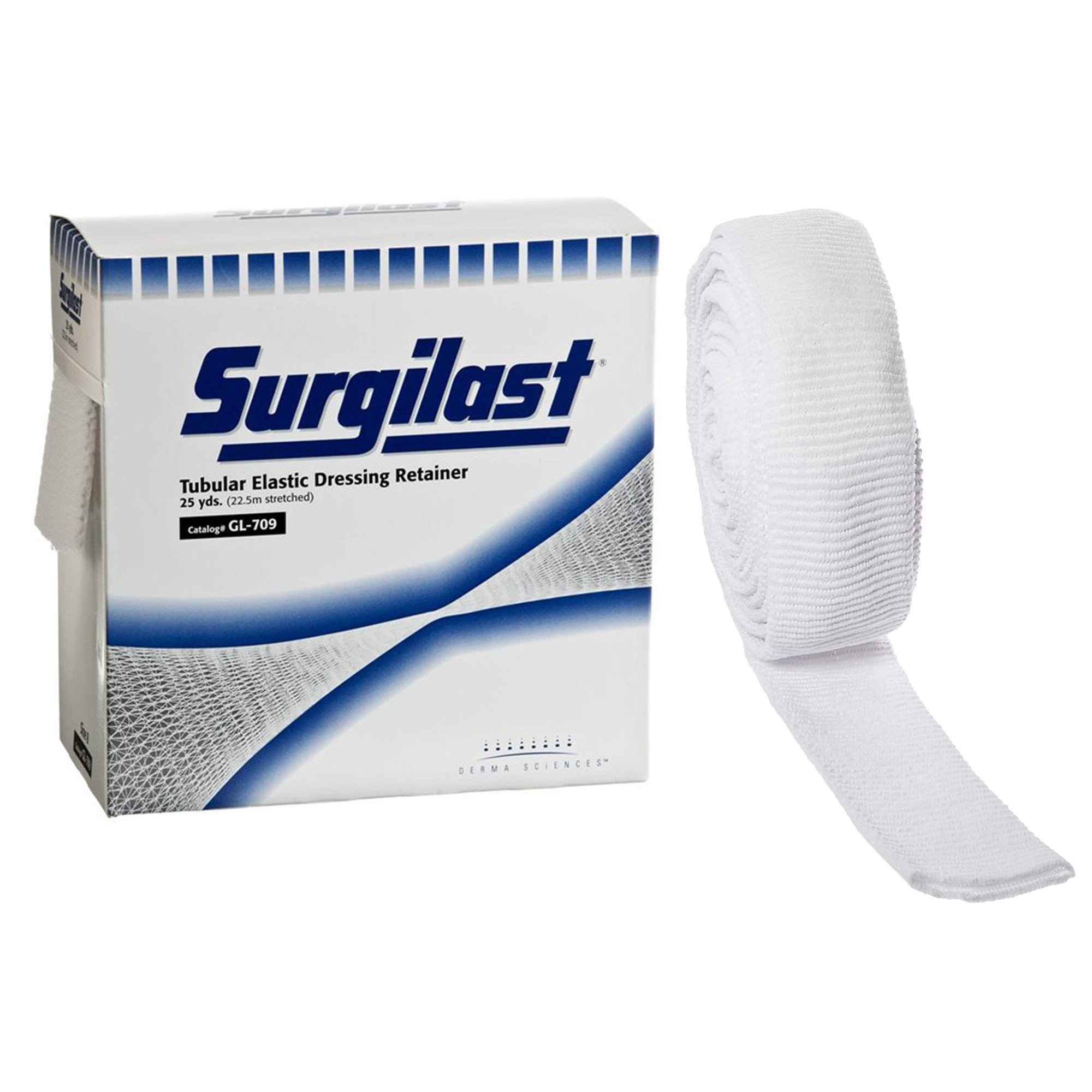 Surgilast Elastic Net Retainer Dressing 25 Yard Length Size 8 Tubular ...