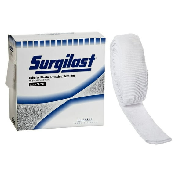 Surgilast Elastic Net Retainer Dressing 25 Yard Length Size 8 Tubular Elastic GL709 1 per Box