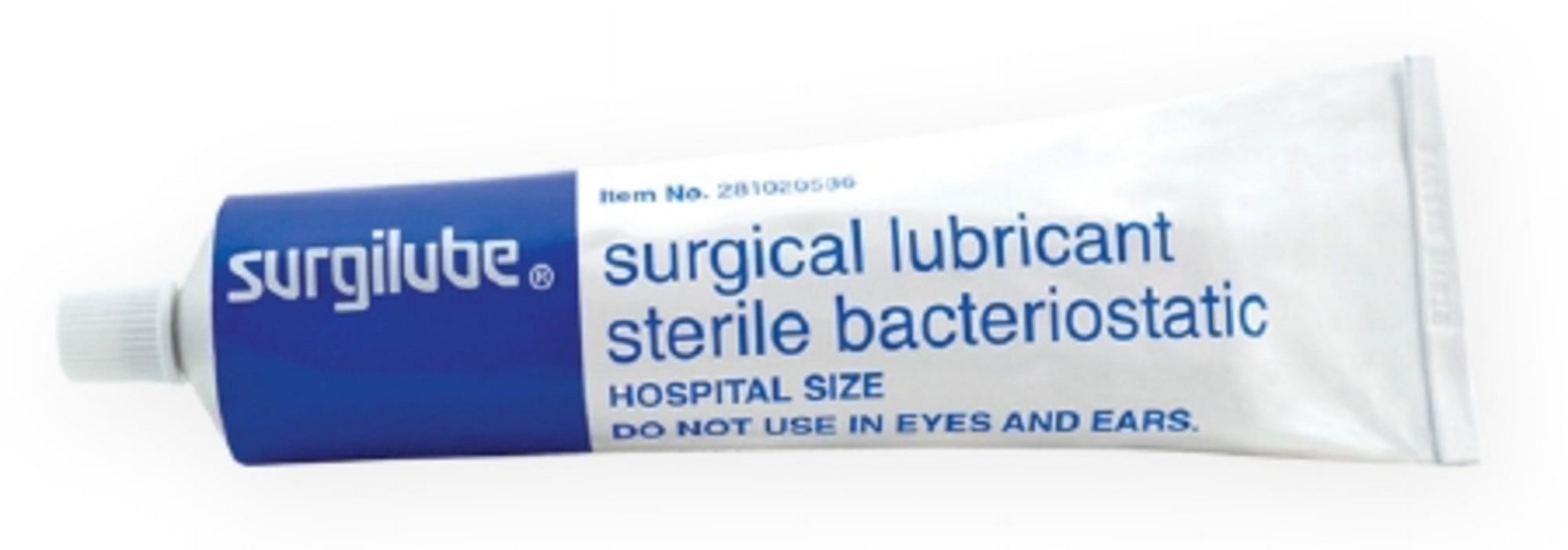 Surgilube Lubricating Jelly, 4.25 oz. Tube, Sterile, 1 Tube