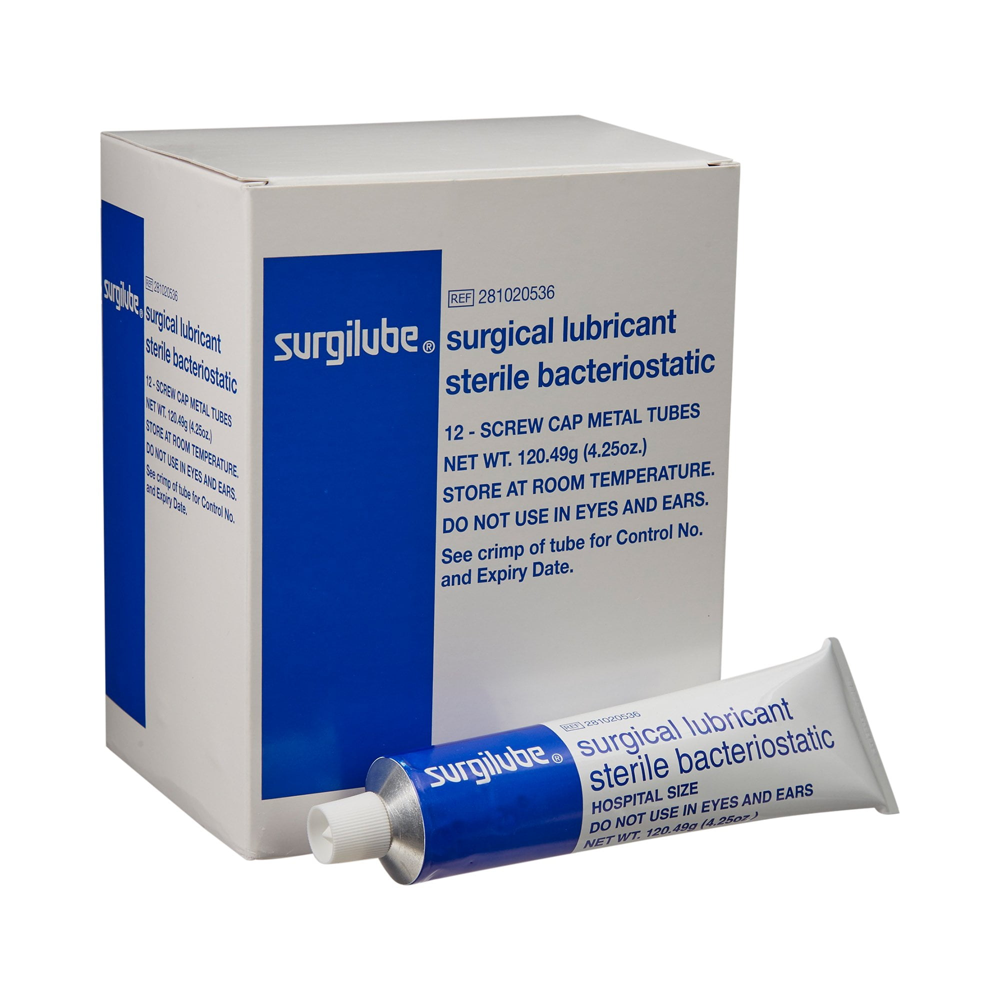 Surgilube Lubricating Jelly Carbomer Free Sterile 425 Oz Tube 12 Per Box 281020536 0775