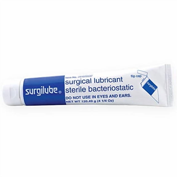 Surgilube Lubricating Jelly - Sterile - 4.25 oz tube - Box of 12