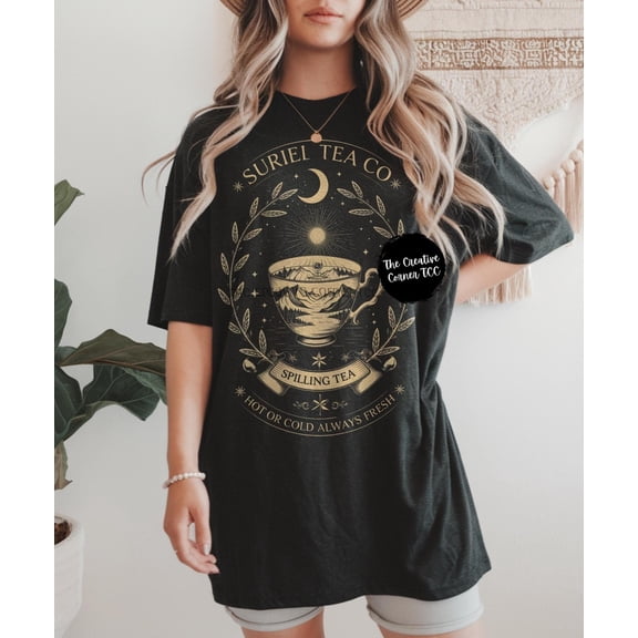 Suriel Shirt, A Court Of Thorns And Roses Shirt, Acotar Merch, Suriel Tea Co, Bookish , Sjm Merch, Velaris, Booktok Apparel, Book Lover Sweatshirt All Size S-5XL