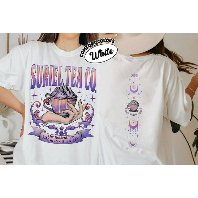 Suriel Tea Co Comfort Color Shirt A Court Of Thorns And Roses Bookish