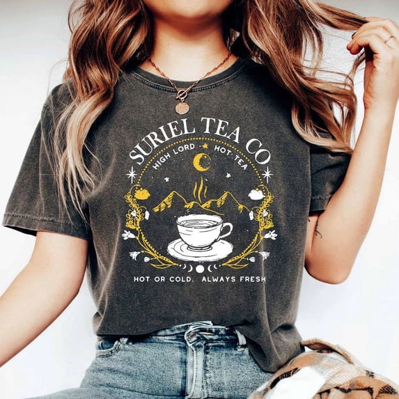 Suriel Tea Co High Lord Hot Tea Shirt, Acotar Shirt, Sarah J Maas Shirt, A Court Of Thorns And Roses Shirt, Vintage Book Lover Gift
