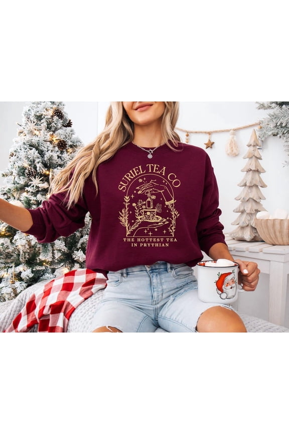 Suriel Tea Co Sweatshirt, A Court Of Thorns and Roses Shirt, Retro Bookish Tshirt, Sarah J Maas Shirt, Acotar Shirt, Book Fan Tee Sweatshirt All Size S-5XL