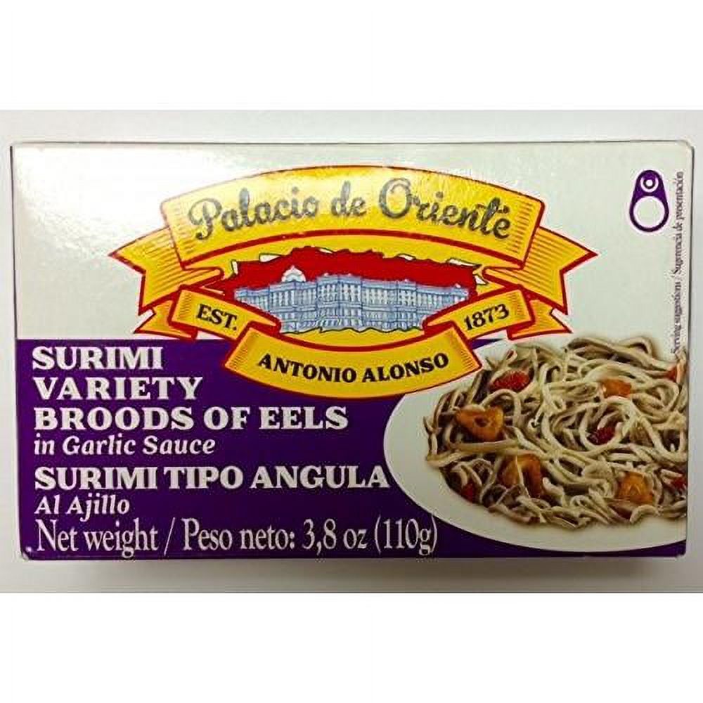 Surimi Variety Broods Of Eels In Garlic Sauce 3.8Oz