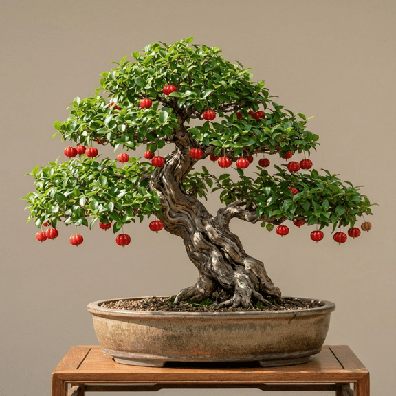 Surinam Cherry Tree Live Plant 46'' Tall, Cherry Fruit Plants for Outdoor Garden, Edible Berry Bush for Containers, Patio or Backyard