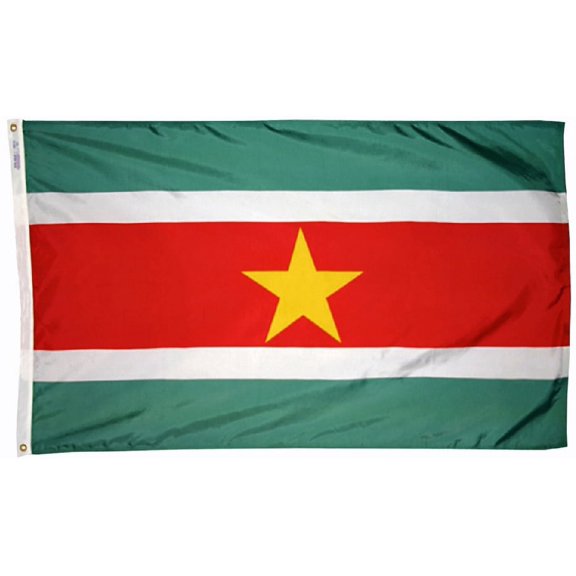 Suriname - 3'X5' Nylon Flag