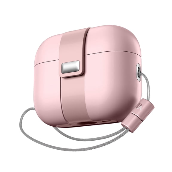 Suritch for Airpods Pro 1st / 2nd Generation Case, Magnetic Cases with Cleaner Kit and Hanging Lanyard, Stylish Shockproof Rugged Protective Cover, Pink