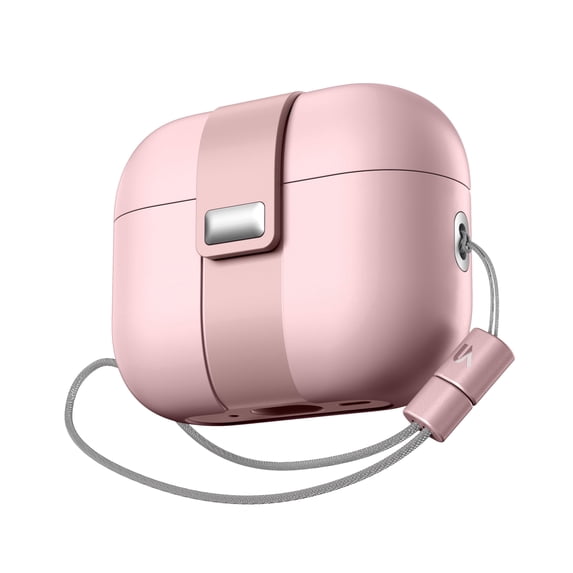 Suritch for Airpods Pro 1st / 2nd Generation Case, Magnetic Cases with Cleaner Kit and Hanging Lanyard, Stylish Shockproof Rugged Protective Cover, Pink