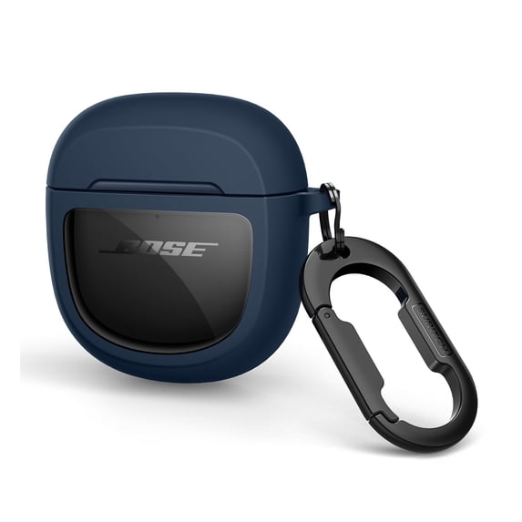 Suritch for Bose QuietComfort Earbuds II 2022 / QuietComfort Ultra / Ultra Earbuds 2nd Gen 2025 Case Cover, with Carabiner, Blue