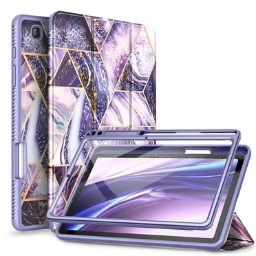Suritch Case for Samsung Galaxy Tab S6 Lite 10.4" Lightweight Leather Case Full Body Smart Cover with Magnetic Trifold Stand