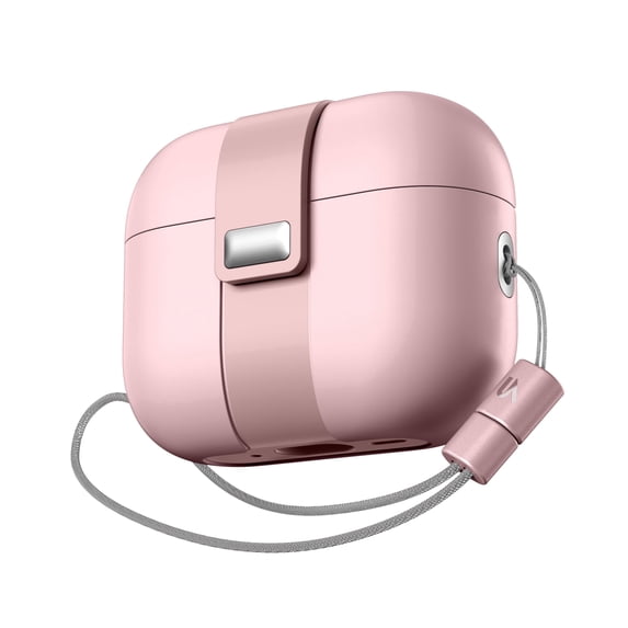 Suritch for Airpods Pro 3 Case, Magnetic Cases with Cleaner Kit and Hanging Lanyard, Stylish Shockproof Rugged Protective Cover, Pink