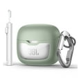 thumbnail image 1 of Suritch Protective Case for JBL Tune Flex Earbuds with Lid Lock, Carabiner, Cleaning Kit and Removal Tool, Green, 1 of 8