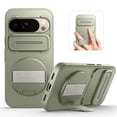 thumbnail image 1 of Suritch for Google Pixel 10 / 10 Pro Phone Case with 360° Rotatable Hand Strap Grip, Kickstand and Camera Cover, Rugged Shockproof Protective Cover, Green, 1 of 9