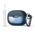 thumbnail image 1 of Suritch Protective Case for JBL Vibe Beam, Vibe Beam 2, Vibe 200TWS Earbuds with Carabiner, Cleaning Kit and Removal Tool, Dark Blue, 1 of 6