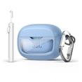 thumbnail image 1 of Suritch Protective Case for JBL Vibe Beam, Vibe Beam 2, Vibe 200TWS Earbuds with Carabiner, Cleaning Kit and Removal Tool, Light Blue, 1 of 6