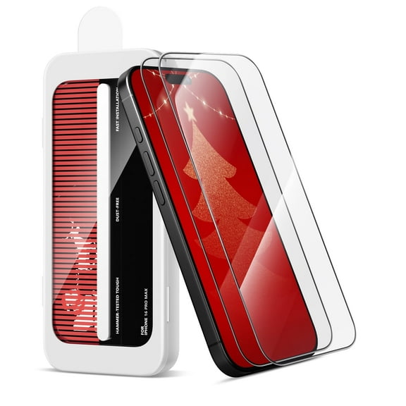 Suritch 2 Pack Screen Protector for iPhone 16e / 17e Tempered Glass HD Clear with Easy Installation Tool