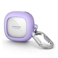 thumbnail image 1 of Suritch Protective Case for Samsung Galaxy Buds FE / Buds 2 / Buds 2 Pro / Buds Pro / Buds Live with Carabiner, Purple, 1 of 5