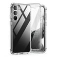 thumbnail image 1 of Suritch Clear Case for Samsung Galaxy S23 Plus, Shockproof Rugged Hard Shell with Screen Protector, Full Clear, 1 of 7