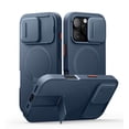 thumbnail image 1 of Suritch for iPhone 16 Pro Case with Magnetic Slide Camera Cover and Adjustable Kickstand, Compatible with MagSafe, Shockproof Bumper Slim Protective Cover, Blue, 1 of 8