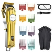 Surker Mens Professional Hair Clippers Cordless Barber Hair Cut Grooming Kit Hair trimmer