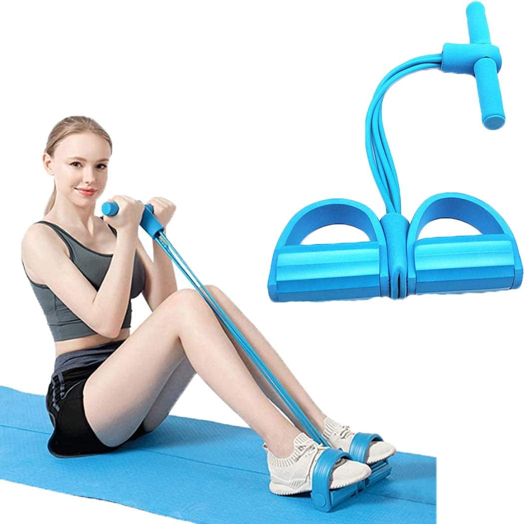 Exercise Workout Band Set, Pedal Resistance Bands with Handles