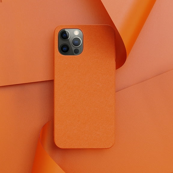 Surlong Ultra Thin Slim Fit Phone Case for Apple iPhone 12 Mini (5.4 Inch, Orange)