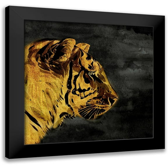 Surma, Agata 12x12 Black Modern Framed Museum Art Print Titled - Wild Tiger