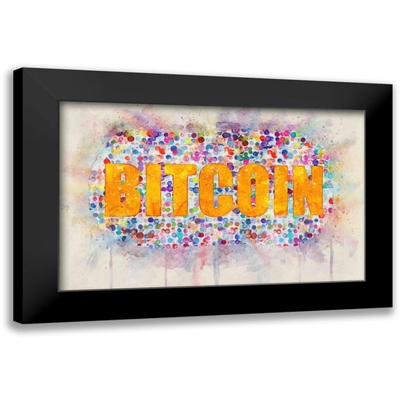 Surma, Agata 14x10 Black Modern Framed Museum Art Print Titled - Bitcoin Era II