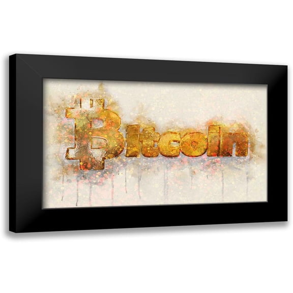 Surma, Agata 14x10 Black Modern Framed Museum Art Print Titled - Bitcoin Era IV