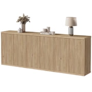 Surmoby 92.7" Wide Sideboard Buffet Cabinet with 6 Doors - Modern Accent Storage Console for Dining Room, Living Room, Kitchen & Entertainment Center | TV Stand