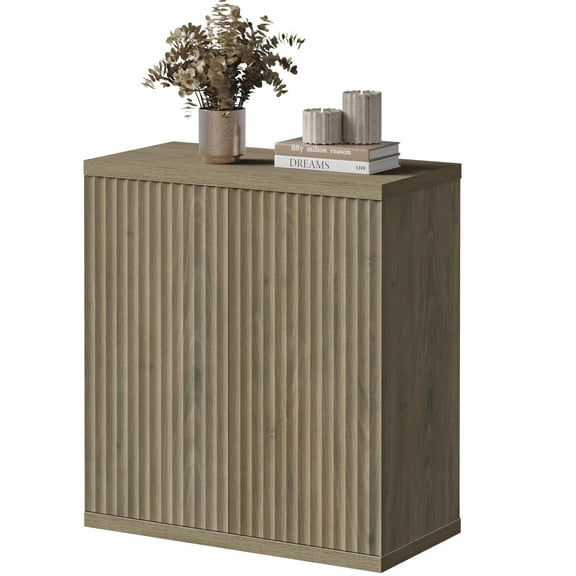 Surmoby 30.9" Sideboard Buffet Cabinet with Storage, Modern Accent Cabinet with Adjustable Shelf and Doors Media Console Cabinet for Living Room Dining Room and Kitchen,Grey