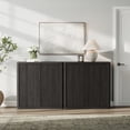 thumbnail image 1 of Surmoby 69.8" Wide Sideboard Buffet with 4 Doors, Long Console Cabinet,Modern Storage Cabinet with Doors and Adjustable Shelf for Kitchen Living Room Dining Room, Dark Gray Alder, 1 of 10