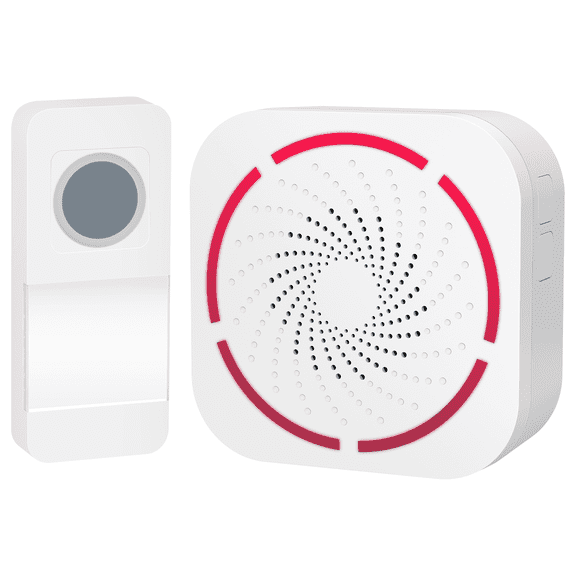 Surnice Waterproof Doorbell Kit,16 Chimes,1000ft, 5 Volume(Battery Version),Stylish Model