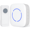 thumbnail image 1 of Surnice Wireless Cordless Electric Doorbell, White, 1 Button + 1 Doorbell, 1 of 7