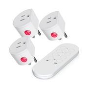 Surnice Wireless Remote Outlets, 10 Amps, 120 V, Electrical Plug, 3 Pack