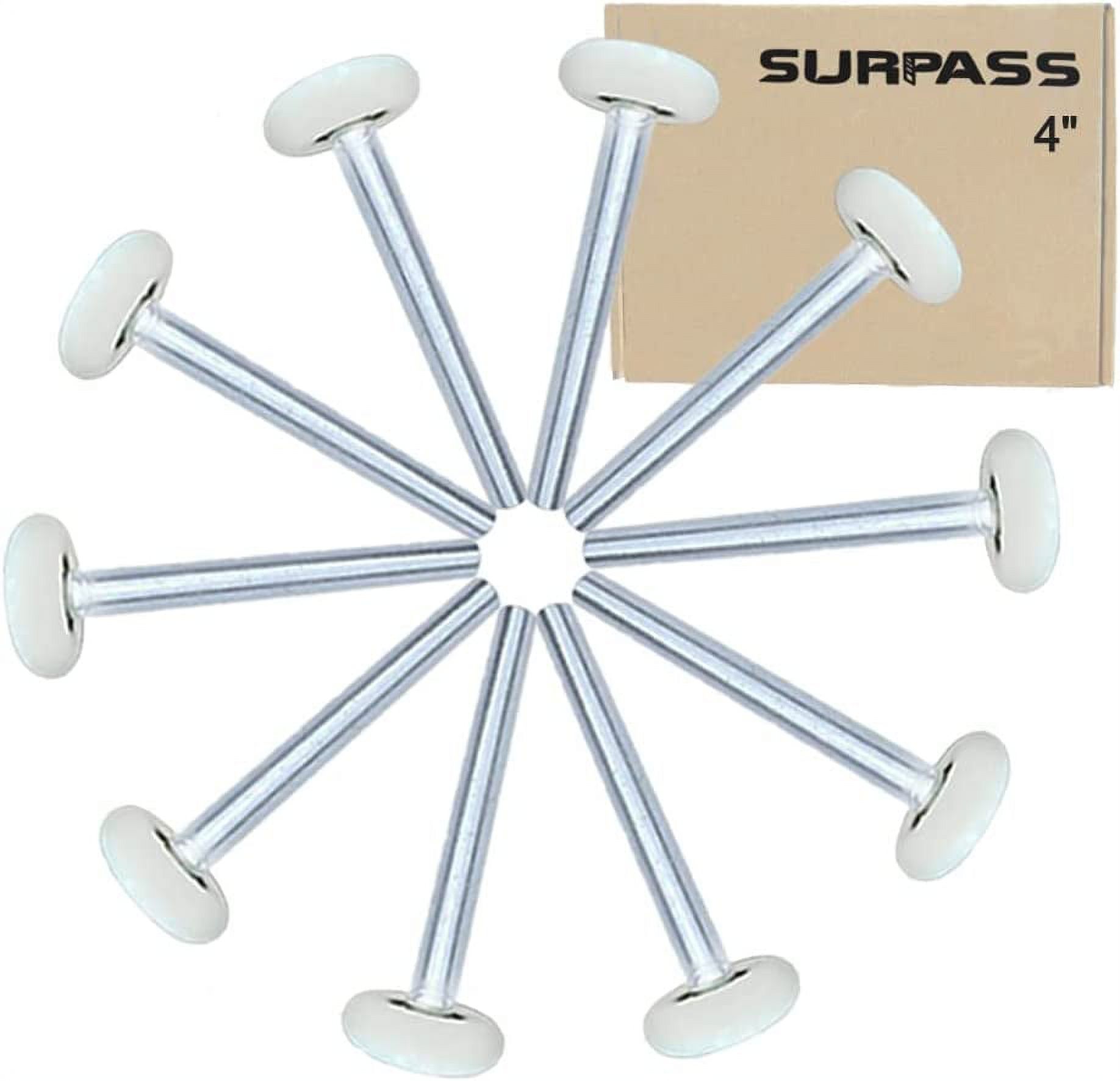 DURALIFT UltraLife MAX Plus 2" Sealed 6200ZZ Nylon Garage Door Roller with 4" Corrosion