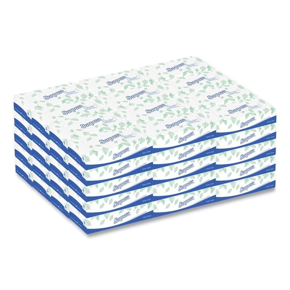 Surpass 21390 2-Ply Facial Tissue for Business - White (125 Sheets/Box, 60 Boxes/Carton)