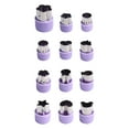 thumbnail image 1 of Surpdew 12 Piece Set Of Hand Protectors Stainless Steel Biscuits Knives Bento Decorations Fruit And Vegetable Shaped Knives Kitchen Carving Shape Cutting Tools Purple C, 1 of 1