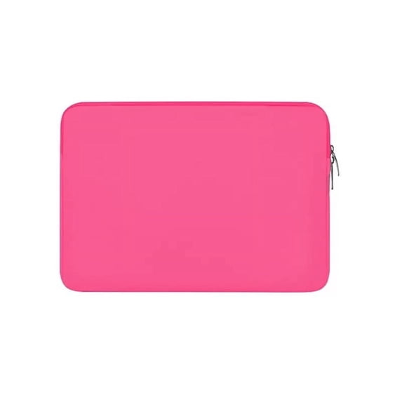 Surpdew 14 Inch Laptop Sleeve Protective Case Soft Lining Padded Zipper Cover Carrying Bag Compatible Hot Pink