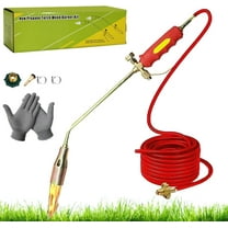 Surpdew 2025 New Propane Torch Weed Burner Kit, High Output 1,900,000 Btu Portable Propane Torch Gun Weed Burner 4Ft Hose With Push Button Igniter For Weeds, Garden As Shown