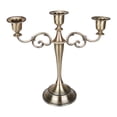 thumbnail image 1 of Surpdew 3 Arm Metal Candelabra Bronze 10 Inch Taper Candle Holders Gothic Decorations Candlesticks Holder Home Decor Wedding Parties Centerpiece For Dining Table Bronze 3 Arm, 1 of 5