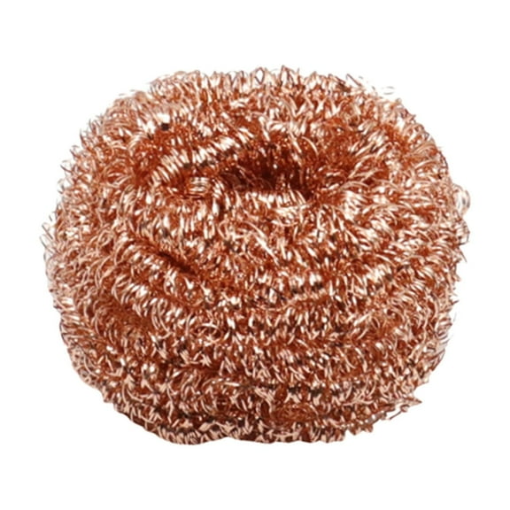 Surpdew 5 Pcs Copper Coated Scourers Copper Scrubbing Pads Scouring Pads Steel Wool Scrubber Dish Brush Set Deep Cleaning Scrubber Silver For Kitchen Cleaning Dishes Pots Pans Rose Gold