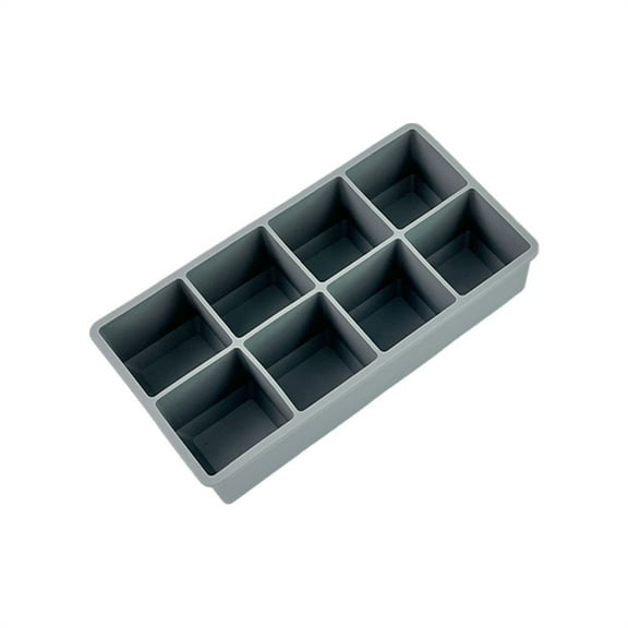 Surpdew 8-Cell Ice Tray With Lid Summer New Product Ice Mould Ice Box Ice Tray Gray