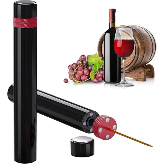 Surpdew Air Pressure Wine Bottle Opener - Pump Corkscrew, Effortlessly Opens Bottles In 3-7 Pumps, No Electricity, Easy To Use, Gift For Wine Lovers A