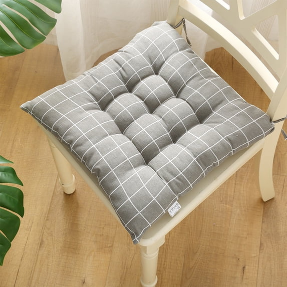 Surpdew Chair Cushions For Dining Chairs Set Of 4, Thick Kitchen Table Chair Pads With Ties,Non Slip Backing And Covers Chair Seat Pads, Seat Cushion For Dining Room,Bar,Patio Chairs A 15.75X15.75In
