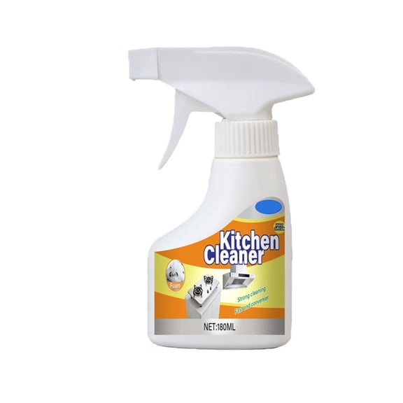 Surpdew Clean Up Kitchen Oil Stains Spray: Foam Cleaner Spray Cuts Through Baked-On Grease On Ovens Stove Tops Grills - Heavy Duty Kitchen Degreaser & Cleaner For Multi-Surface Cookware & Countertop