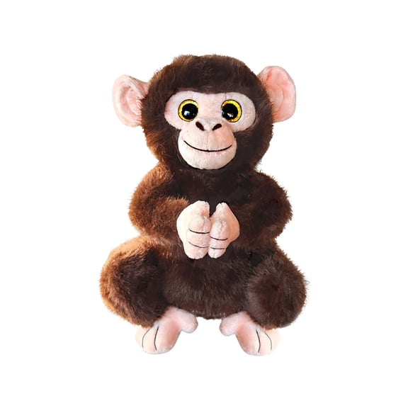 Surpdew Cute Orange Monkey Stuffed Animal, Soft Pmonkey Toy With Big Eyes, Adorable Sitting Monkey Pfor Kids, Toddlers, Birthday Gifts & Home Decor B