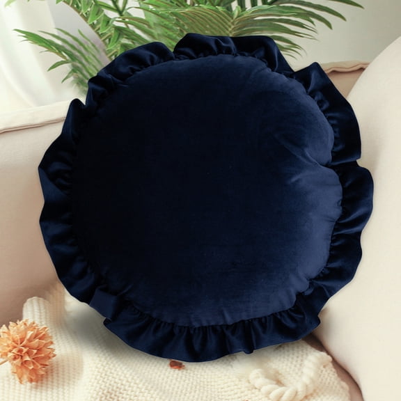 Surpdew Decorative Pillows For Bed The Fashionable And Simply Round Cushions And Throw Pillows Are Now Comfortable-Simply And Fashionable Navy